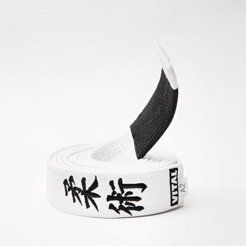 EMBROIDERED BELT_白・青・紫・茶・黒