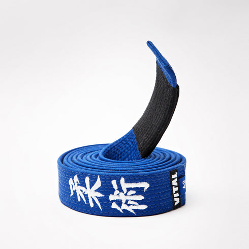 EMBROIDERED BELT_白・青・紫・茶・黒