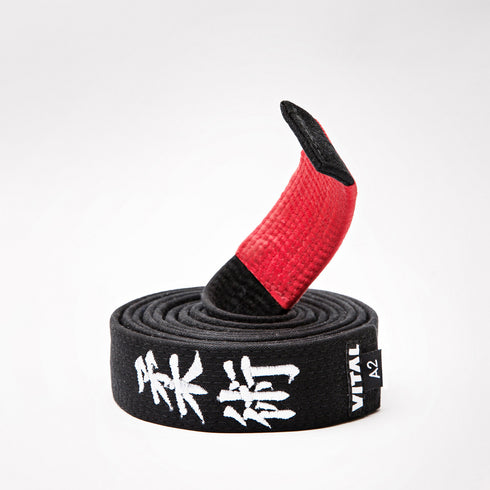 EMBROIDERED BELT_白・青・紫・茶・黒