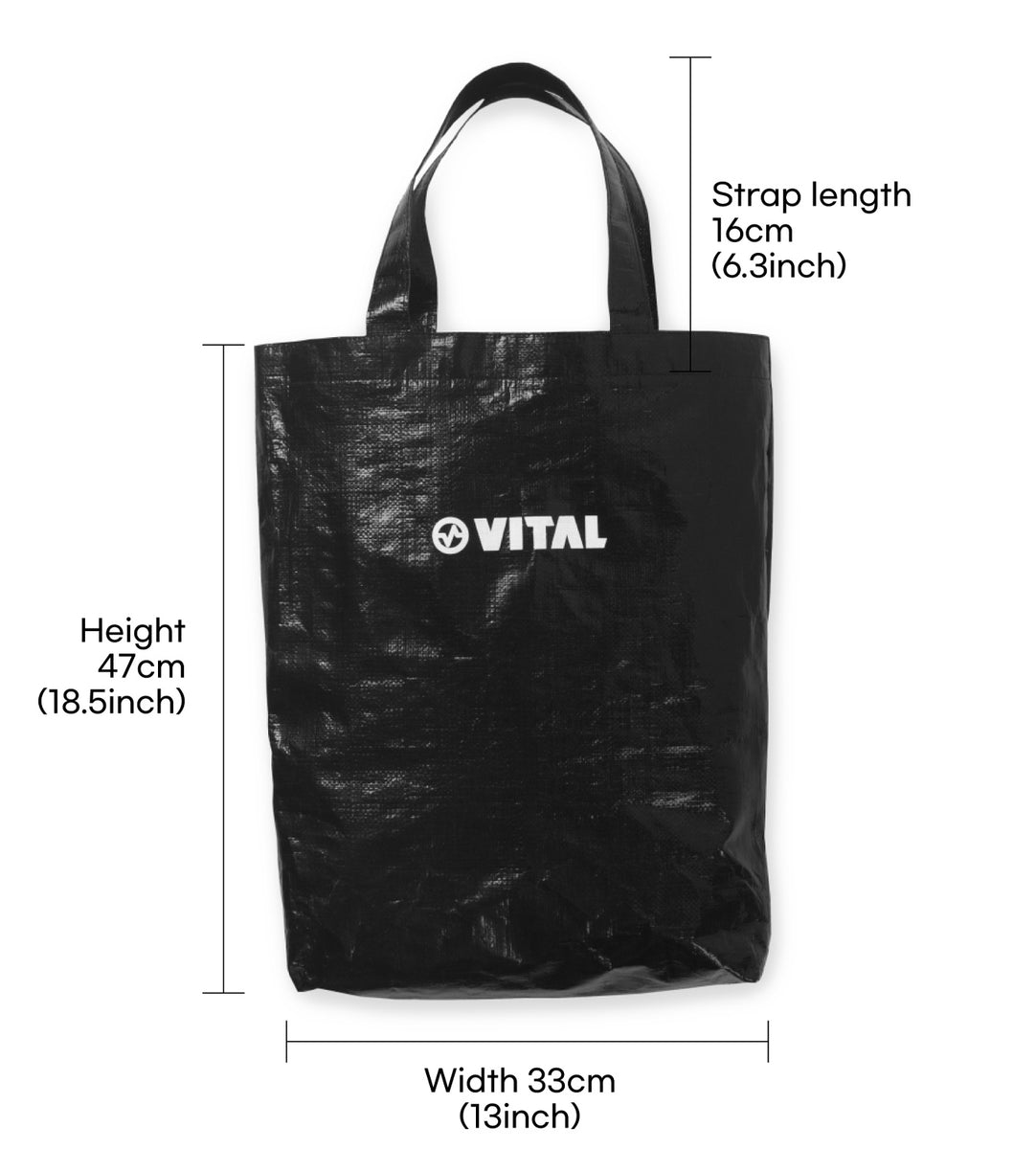 TARPAULIN BAG_Black – VITAL TOKYO