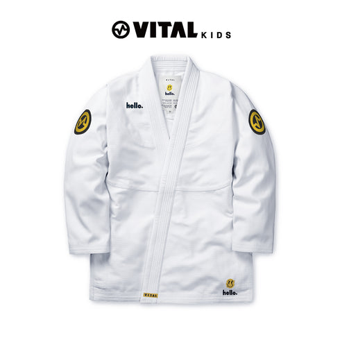 【キッズ用】SMILE NEVER SMILE_白