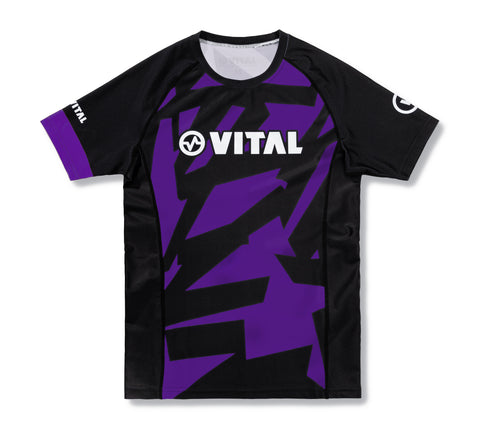 VITAL RANK RASH GUARD_白・青・紫・茶・黒