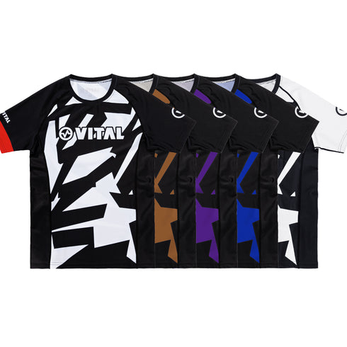 VITAL RANK RASH GUARD_白・青・紫・茶・黒