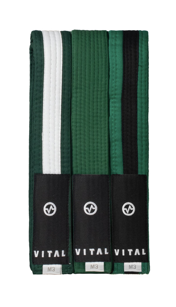 【キッズ用】KIDS BELT_緑・緑白・緑黒